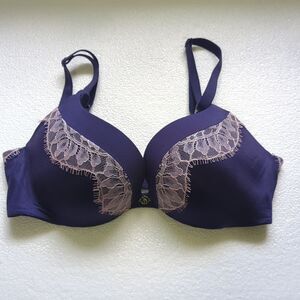 Victoria's Secret Purple Lace Trim Bra